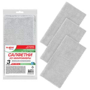 Салфетка из микрофибры 30х30 см, КОМПЛЕКТ ...